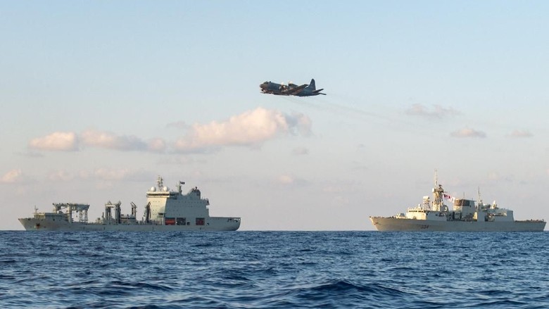 Kanada Klaim Kapal Militernya Kena Dengungan Jet Tempur China Kanada Klaim Kapal Militernya Kena Dengungan Jet Tempur China