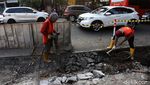 Trotoar Jalan Kemang Raya Mulai Direvitalisasi