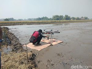 Pertanian 4.0, Tebar Benih Padi Pakai Drone
