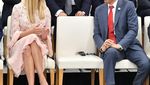 Potret Jokowi Serius dengan Trump, Ngobrol Seru Bareng Ivanka
