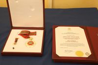 Dubes Hasan Kleib dianugerahi bintang tanda jasa 'Star of Merit: Order of the State of Palestine'