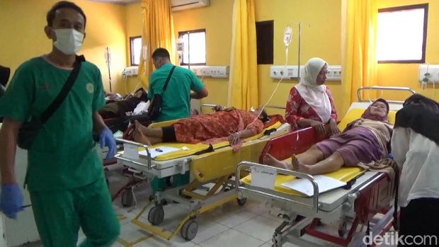 Korban luka dirawat di rumah sakit/