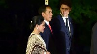 Presiden Jokowi terlihat akrab berbincang dengan Perdana Menteri Kanada, Justin Trudeau. Pool/IG @jokowi.