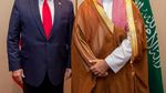 Momen Hangat Pertemuan Trump dan Putra Mahkota Arab Saudi di KTT G20