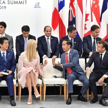 Jokowi berbincang dengan Ivanka Trump / 