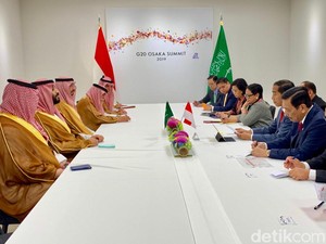 Bertemu Putra Mahkota, Jokowi Dukung Saudi Jadi Tuan Rumah KTT G20 2020