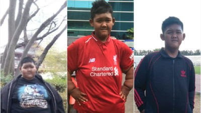 Perjalanan Aria, Si Bocah Tergemuk yang Sukses Pangkas Bobot 105 Kg