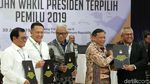Momen Jokowi-Maruf Ditetapkan Sebagai Presiden dan Wapres Terpilih