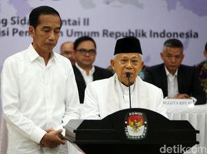 Maruf Amin: Jokowi Harap Prabowo Datang di Pelantikan