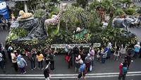 Gelaran Jakarnaval melibatkan sekitar 3.500 peserta.
