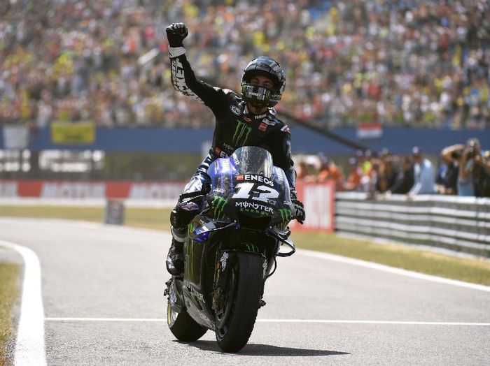 Maverick Vinales untuk sementara menjadi pebalap terbaik Yamaha. (Foto: Piroschka Van De Wouw/Reuters) Maverick Vinales untuk sementara menjadi pebalap terbaik Yamaha. (Foto: Piroschka Van De Wouw/Reuters)
