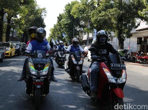 Puluhan Motor Ikuti City Touring Kudus