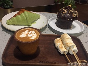 Joe & Dough: Santai Ditemani Cookie Cup dan Croissant Matcha yang Renyah Manis