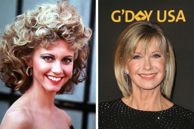 Anak era 80-an dan 90-an tentu tahu film Grease. Olivia Newton John adalah salah satu pemeran utamanya yang beradu akting dengan John Travolta. Seiring popularitas film jadul tersebut, ia juga menjadi ikon kecantikan wanita pada masanya. Foto: Dok. Brightside