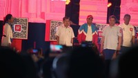JK resmi meluncurkan LinkAja pada pukul 19.00 WIB di Gelora Bung Karno (GBK) Senayan, Jakarta, Minggu (30/6/2019).