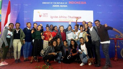 Saat Para Inovator Muda Ethiopia Mondok di KBRI Addis Ababa