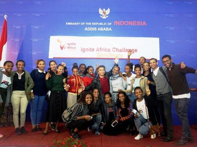 Saat Para Inovator Muda Ethiopia Mondok di KBRI Addis Ababa