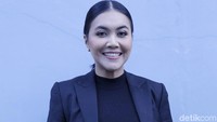 Denada tak banyak memberikan komentar yang signifikan terkait kondisi keluarganya usai kasus ini. Foto: Palevi/detikHOT