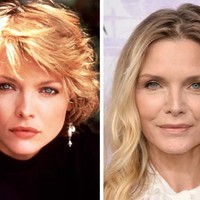 Aktris Michelle Pfeiffer dikenal dengan bibir seksi yang khas dan mata hijau nan indah. Kini setelah menginjak usia 61 tahun, pesona kecantikannya tak luntur. Foto: Dok. Brightside