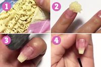 Selain Tambal Wastafel, Mie Instan Juga Bisa Dibuat Jadi Kuku Palsu