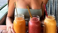 Audra Bear sebenarnya tidak hanya makan angin selama 97 hari. Ia tidak lagi memakan makanan padat tapi hanya meminum jus atau makan smoothies. Hal itu ia sampaikan di laman Facebook pribadinya. Foto: Instagram audrabear