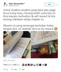 Agar Semangat Belajar, Siswa Ini Selipkan Cokelat di Buku Pelajarannya