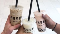 Bubble tea time, tulis Audre pada Mei 2016. Ternyata wanita asal Minneapolis itu doyan minuman berisi bola-bola tapioka yang hits ini juga, ya! Foto: Instagram audrabear