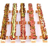 Resto Ini Sajikan Sushi Unik Bertopping Daging Wagyu Mentah