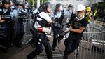 Aksi Protes Warnai Hari Pengembalian Hong Kong ke China
