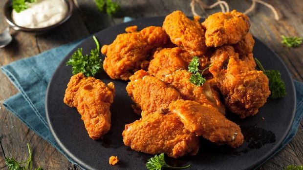 ilustrasi ayam goreng tepung