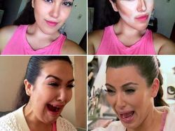 Foto Transformasi Make-up yang Bikin Ngakak