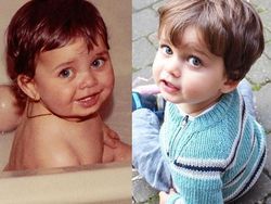 Potret Viral Wajah Anak Copy Paste Orangtua