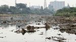 Melihat Aktivitas Warga di Sungai Ciliwung yang Mulai Surut