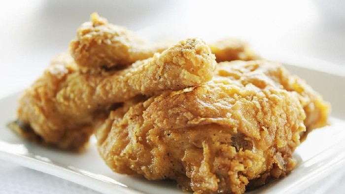 ilustrasi ayam goreng tepung