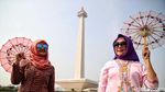 Kampanye Gerakan Nasional Selasa Berkebaya di Monas