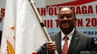 Pemilihan Marciano sebagai Ketum KONI Pusat dalam Musyawarah Olahraga Nasional (Musornas) berlangsung di Hotel Sultan, Senayan, Selasa (2/7/2019).