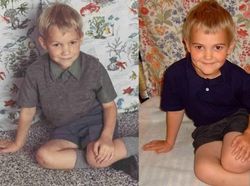 Potret Viral Wajah Anak Copy Paste Orangtua