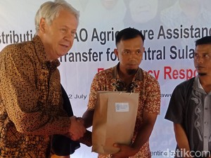 Petani dan Nelayan Sulteng Dapat Bantuan Rp 14 Miliar dari FAO