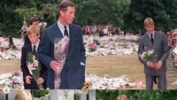 Tangis William dan Harry saat upacara pemakaman Diana yang membuat hampir seluruh dunia berduka. Dok. Instagram