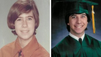 Dari rambut, mata hingga senyumnya benar-benar mirip ayah dan anak ini. (Foto: Brightside)