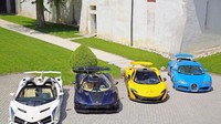Pihak berwenang Swiss mengambil simpanan 11 mobil mewah dari putra Presiden Guinea Khatulistiwa tersebut. Belasan mobil disita pada 2016 untuk penyelidikan kasus pencucian uang. Foto: Dok. Bonhams