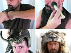 Foto Transformasi Make-up yang Bikin Ngakak