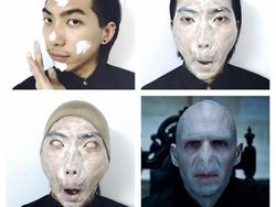 Foto Transformasi Make-up yang Bikin Ngakak