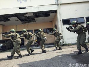 TNI AU dan Militer AS Latihan Bareng Perang Hutan dan Kota di Medan