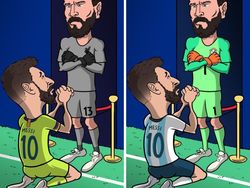 Argentina Kalah dari Brazil, Messi Jadi Korban Meme Kocak