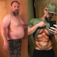 Perjalanan Jeremiah Peterson menuju tubuh ideal dan berotot dimulai pada 2017 silam. Ia memutuskan diet ketogenic dan olahraga intens demi bisa menemani anak-anaknya beraktivitas dengan maksimal. Foto: Instagram/@jeremiahpetersonmontana