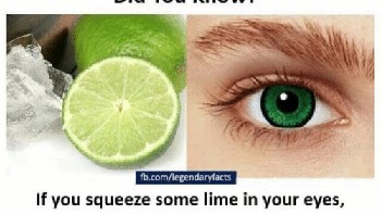 Haduh kalau ini dicoba sih yang ada matanya malah iritasi. (Foto: Via 9gag)