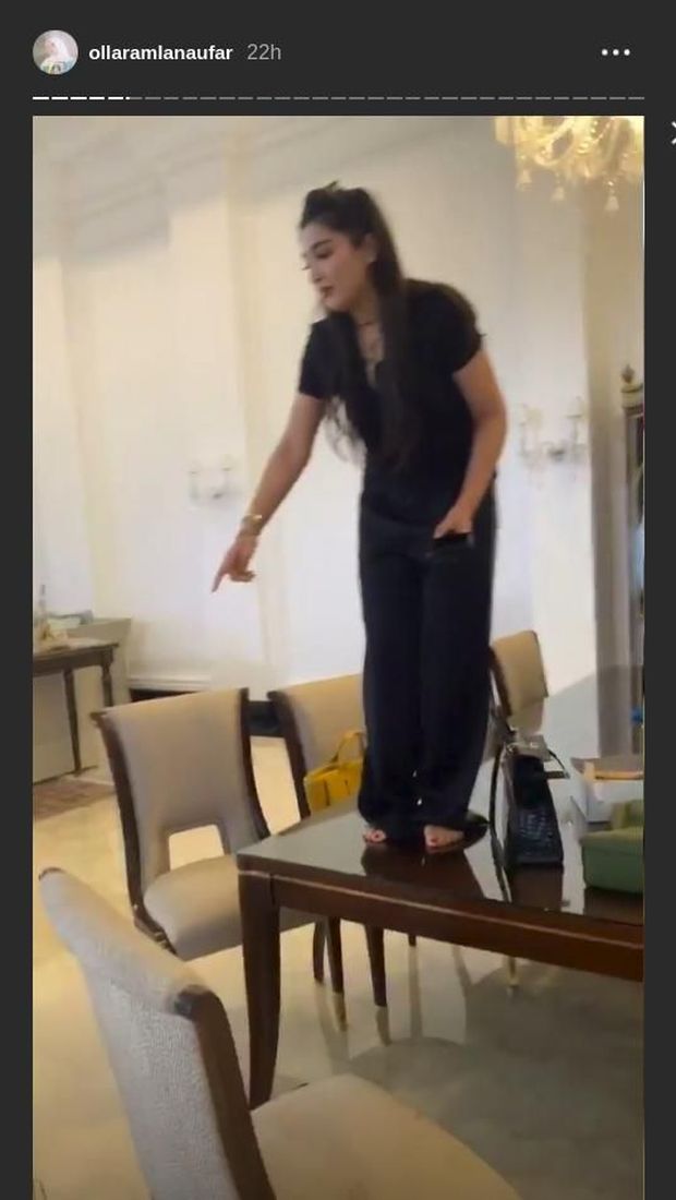 Ya Ampun... Saking Takutnya Sama Kucing Ashanty Sampai Naik Meja