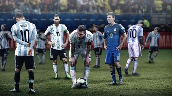 Dari total sembilan kompetisi internasional resmi yang dilakoni Messi, tak satu pun yang berbuah trofi. Foto: Instagram/brfootball
