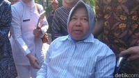 Wali Kota Surabaya Tri Rismaharini akhirnya diperbolehkan pulang dari RS Graha Amerta RSU dr Soetomo, Surabaya, Jawa Timur, Rabu (3/7/2019).